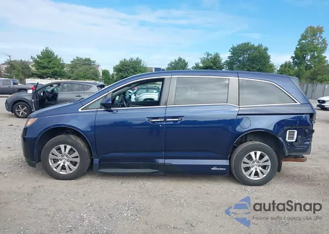 2015 Honda Odyssey Ex-L z USA, uszkodzony, nr VIN 5FNRL5H63FB040992